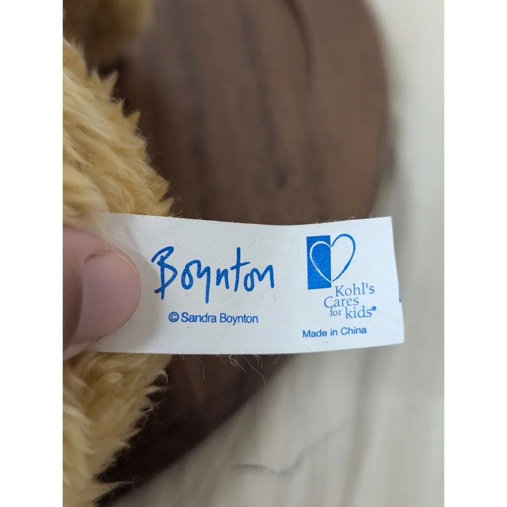 Sandra Boynton Brown Snuggle Dog Train Conductor Plush Stuffed Toy 12 Inch Kohls